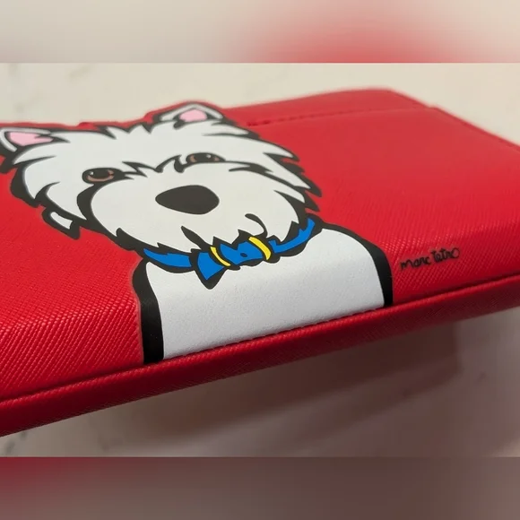 Marc Tetro Wristlet - NWT - Red 7.75x4 Inches - Picture 9 of 10